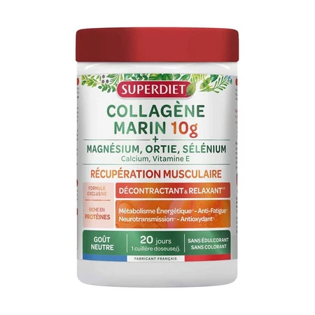 Superdiet Collagène Marin 10g Récupération Musculaire 210g