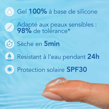 Kelo-cote UV Gel de silicone pour le traitement des cicatrices avec protection solaire SPF30 6g