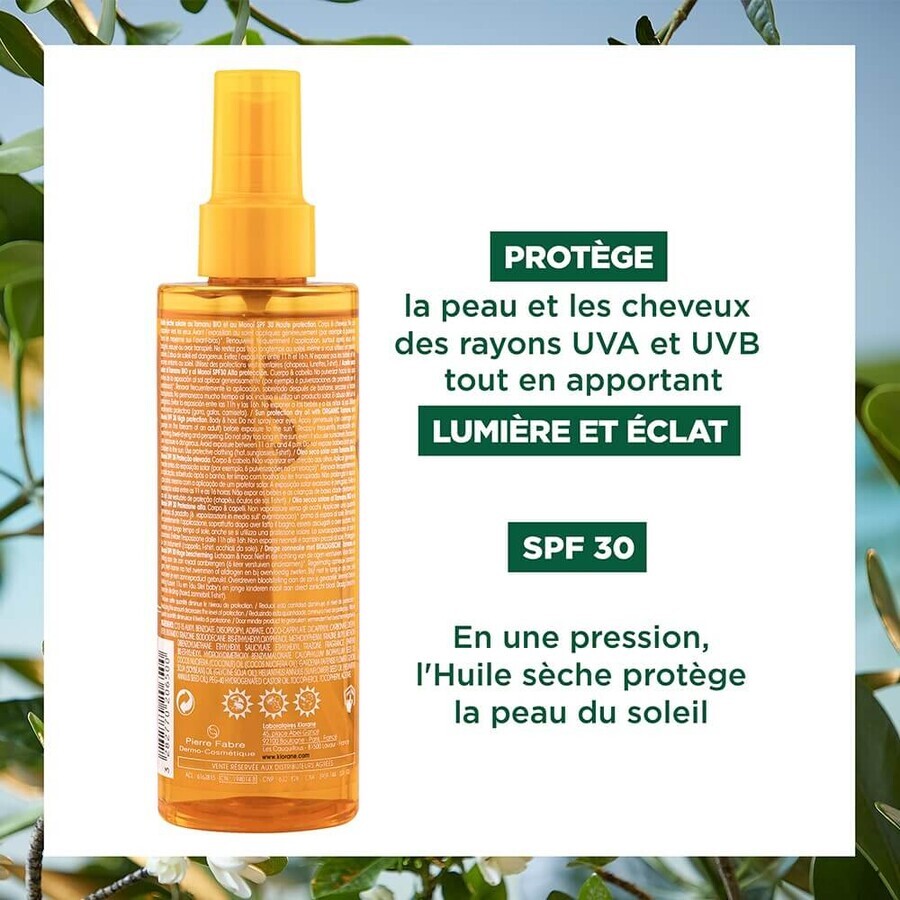 Klorane Polysianes Huile Seche Solaire Spf30 200ml Klorane Polysianes Huile Seche Solaire Spf30 200ml
