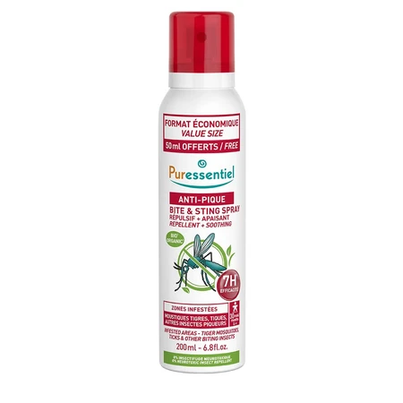 Puressentiel SOS Spray Repelente y Calmante de Mosquitos 200 ml