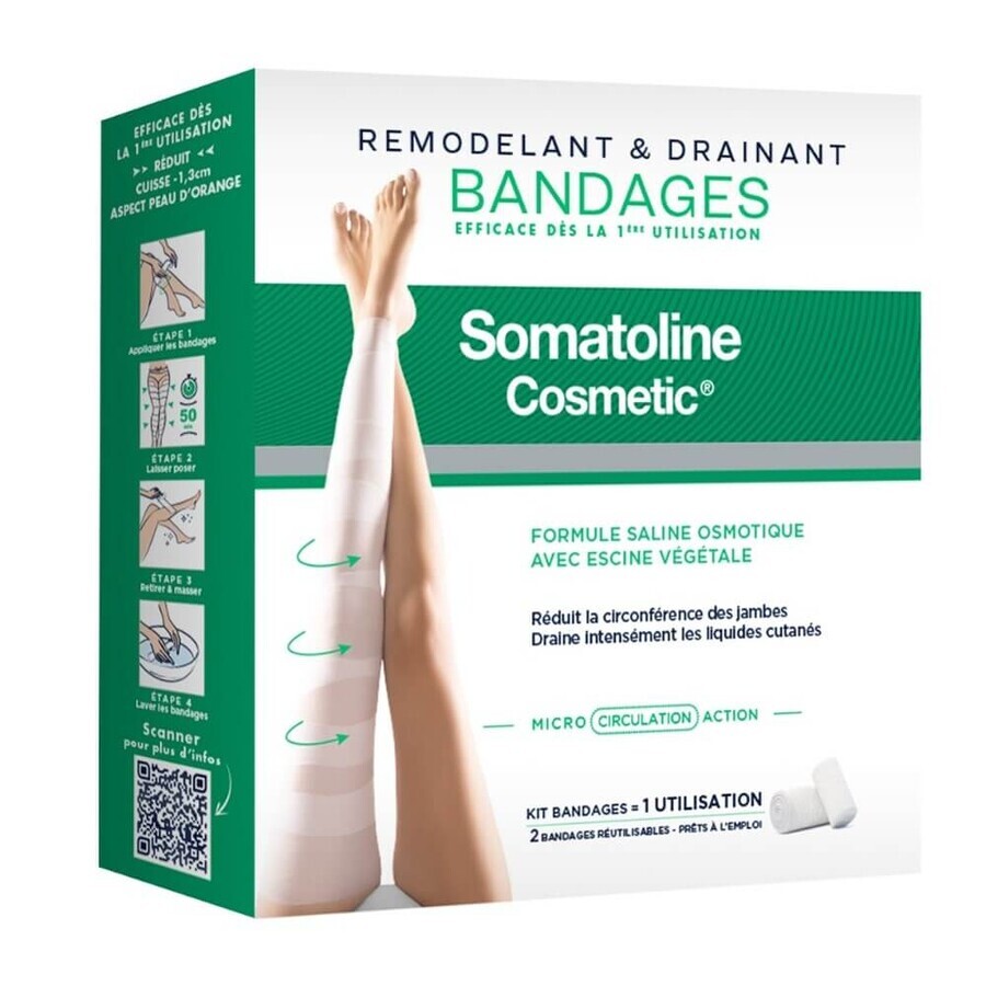 Somatoline Bende Rimodellanti Drenanti x2 bende