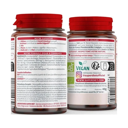 Superdiet Axarola Mauve Bio 100 Comprimés