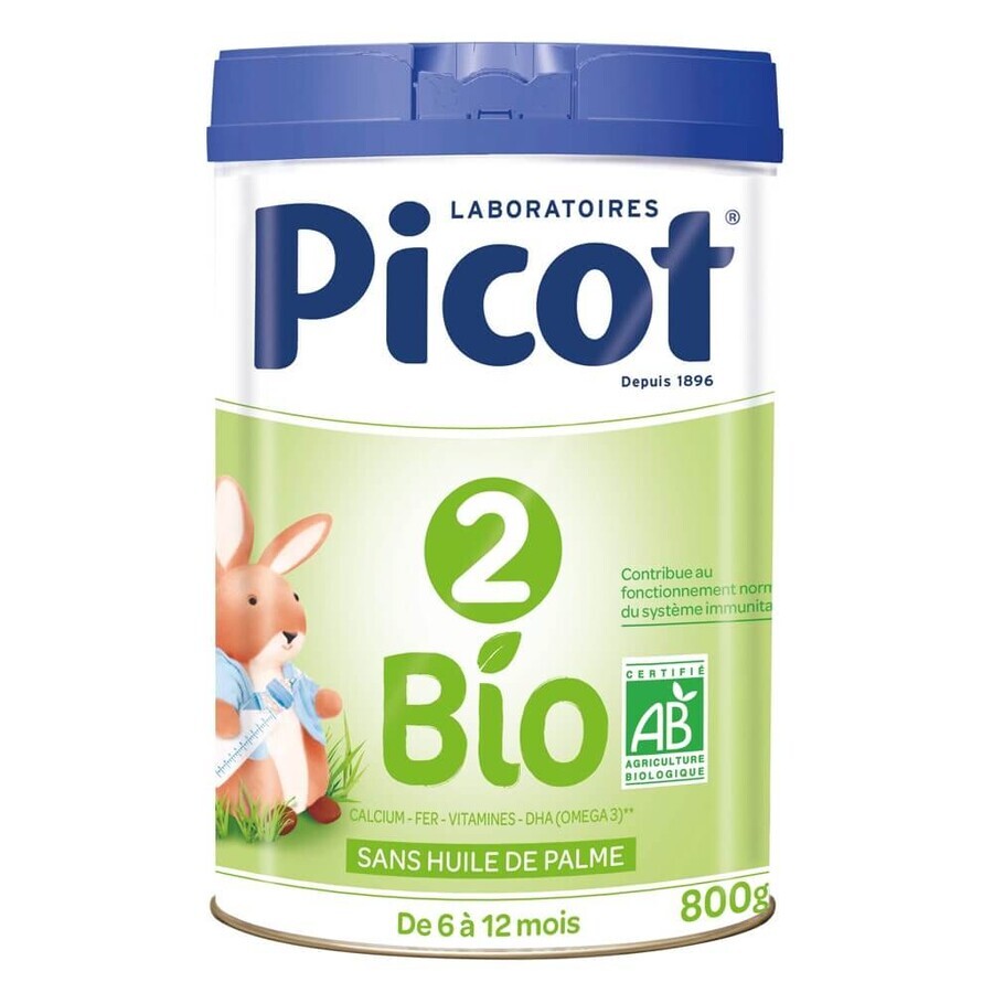 Picot 2 Biologische melkpoeder 6-12 maanden 800g