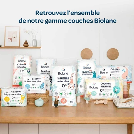 Biolane Naturals Ökologische Windeln 4-9 kg Größe 3 52Stück