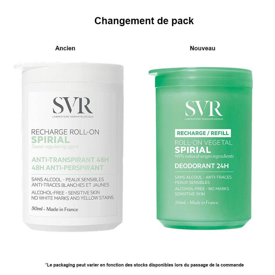 Spirial Spirial Nachfüllpackung Anti-Transpirant Roll-on Deodorant 50 ml