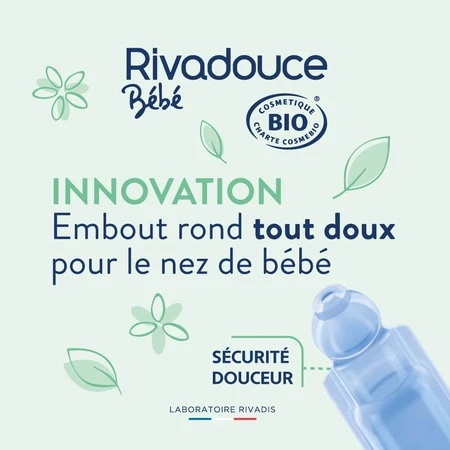 Rivadouce Fysiologisch Serum Rond Punt Zuigelingen, Kinderen en Volwassenen 30 Monodoses 5 ml