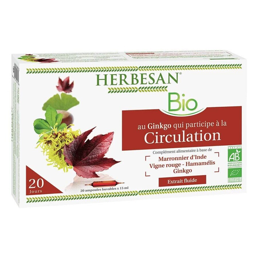 Herbesan Circulation Bio 20 Ampoules