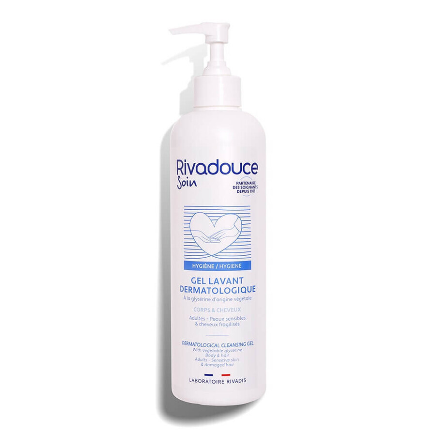 Rivadouce Gel de curățare dermatologică pentru corp și păr 500ml