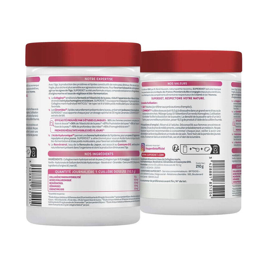 Superdiet Collagène Marin 10g Anti-Âge & Beauté De La Peau 210g
