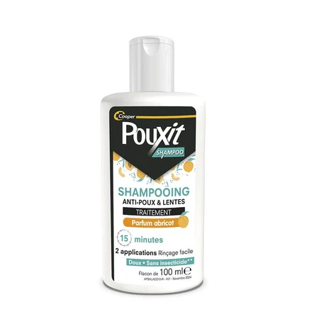 Pouxit Champú Antipiojos y Tratamiento Uñas Fragancia Albaricoque 100ml