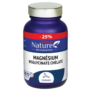 Pharm Nature Micronutrition Magnésium bisglycinate chélaté 120 gélules