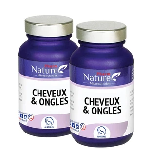 Pharm Nature Micronutrition Haar en Nagels 2x60 capsules