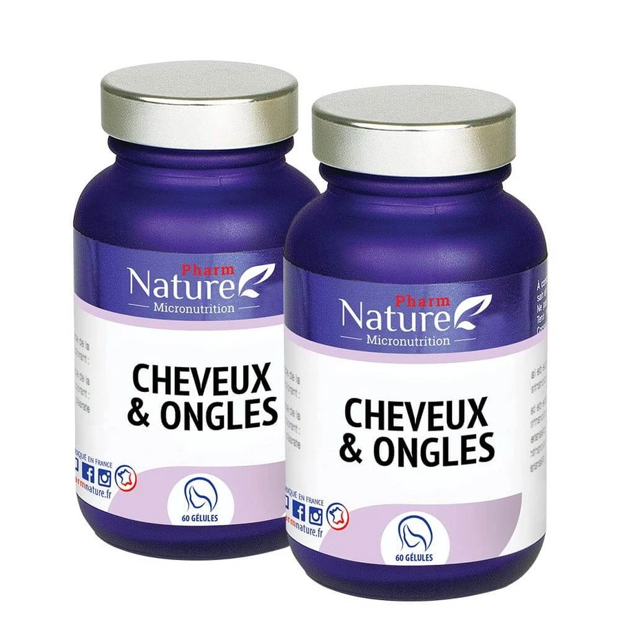 Pharm Nature Micronutrition Haar en Nagels 2x60 capsules