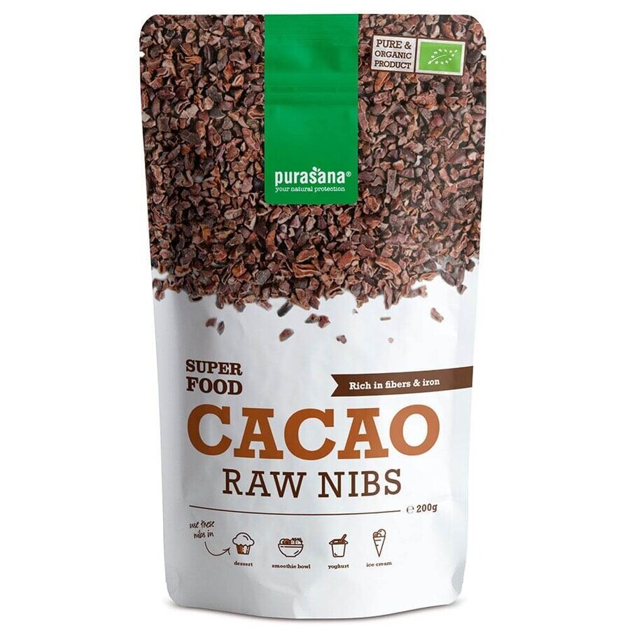 Purasana Pennini di cacao biologici 200g