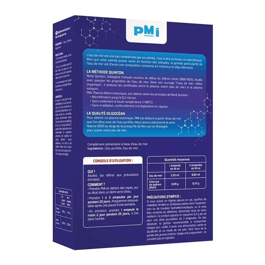 Superdiet Oligocean Pmi Plasma Marin Isotonic 20 Fiale 20 Ampoules
