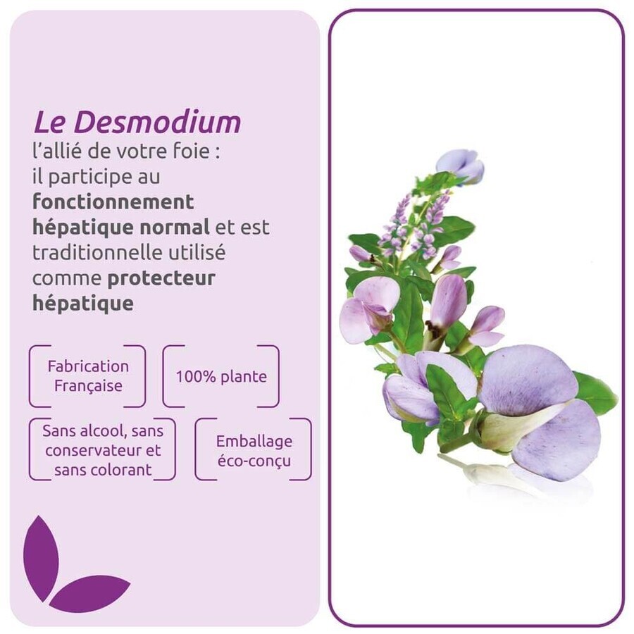 Herbesan Desmodium Bien-Être Du Foie 20 Ampullen