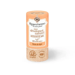 Respectueuse Déodorant Naturel 24H Pêche De Vigne 50g