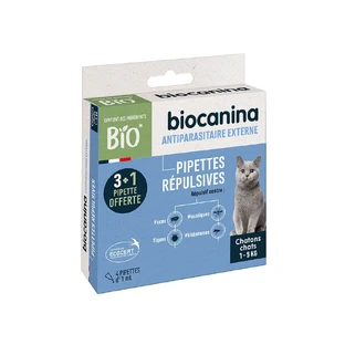 Biocanina Katzenabwehr Pipette 3 Pipetten + 1 gratis