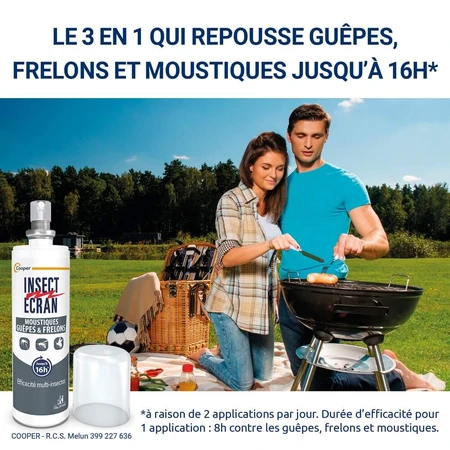 Insect Ecran Skin Repellent gegen Stechmücken, Wespen und Hornissen für Erwachsene und Kinder 100ml