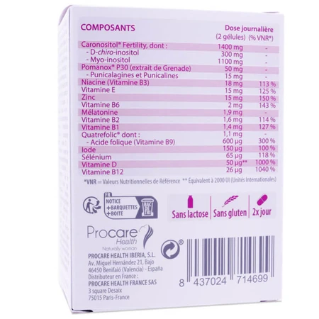 Procare Ovosicare Fertility 60 Capsules
