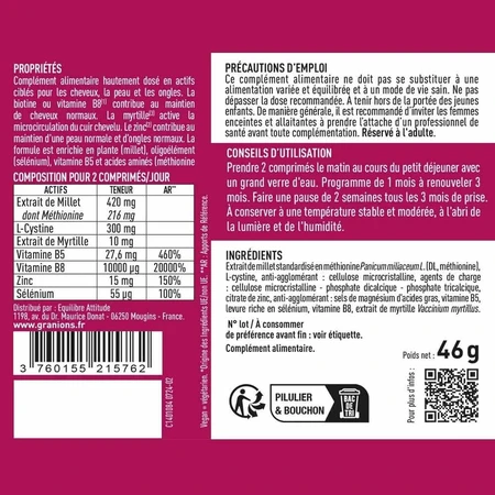 Granions Biotin 10 000 μg 60 Tabletten