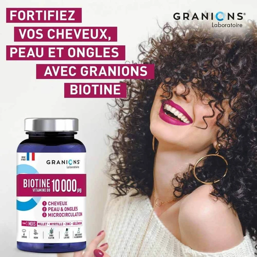 Granions Biotin 10 000 μg 60 Tabletten