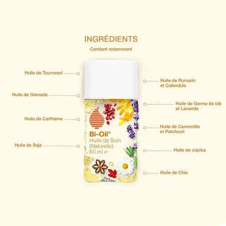 Bi-Oil Natuurlijke huidverzorgingsolie Zwangerschapsstriemen en littekens 60 ml
