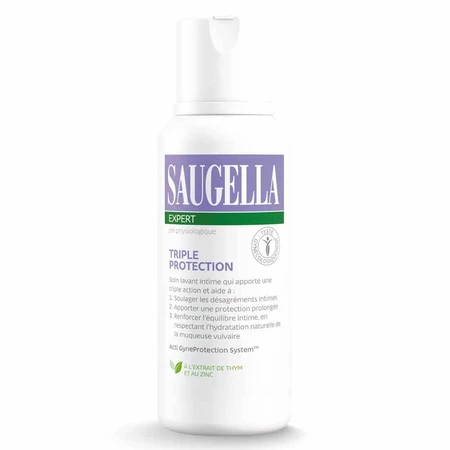 Saugella Triple Protection Soin Lavant Intime Inconforts 2x250ml