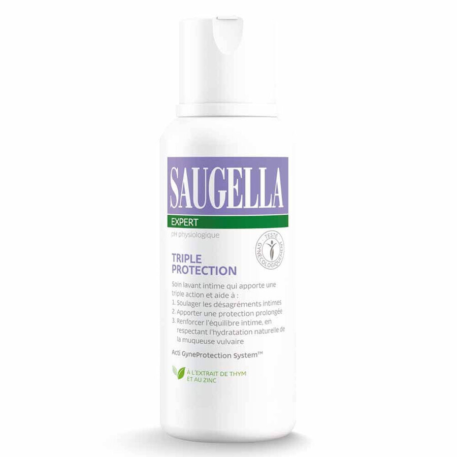 Saugella Triple Protection Soin Lavant Intime Inconforts intimes 2x250ml