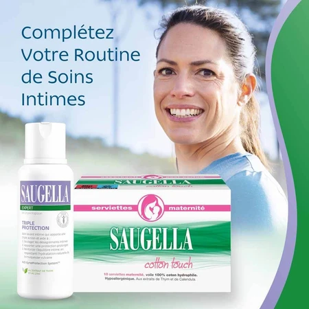 Saugella Triple Protection Soin Lavant Intime Inconforts 2x250ml