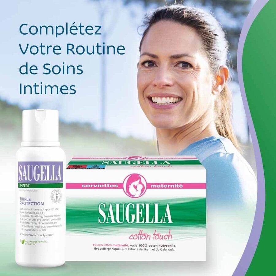 Saugella Triple Protection Soin Lavant Intime Inconforts intimes 2x250ml