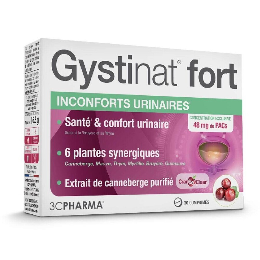 3C Pharma Gystinat Fort Tabletten x30