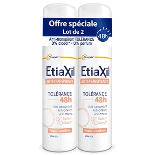 Etiaxil Anti-Transpirant Deodorant Aerosol 48h Tolérance Empfindliche Haut 2x150ml