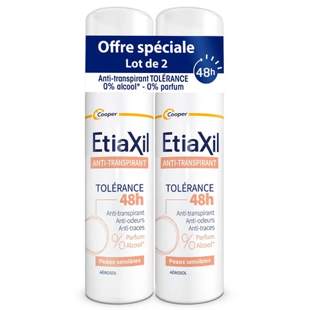 Etiaxil Anti-Transpirant Deodorant Aerosol 48h Tolérance Empfindliche Haut 2x150ml