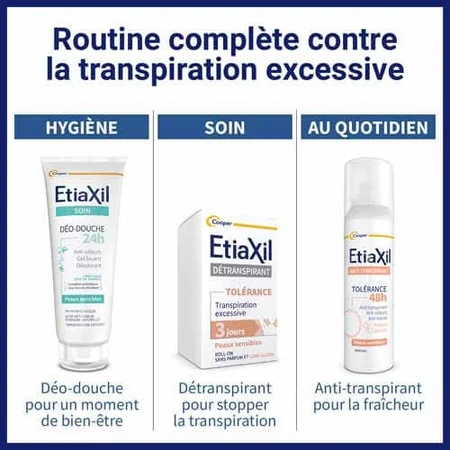 Etiaxil Anti-Transpirant Deodorant Aerosol 48h Tolérance Empfindliche Haut 2x150ml