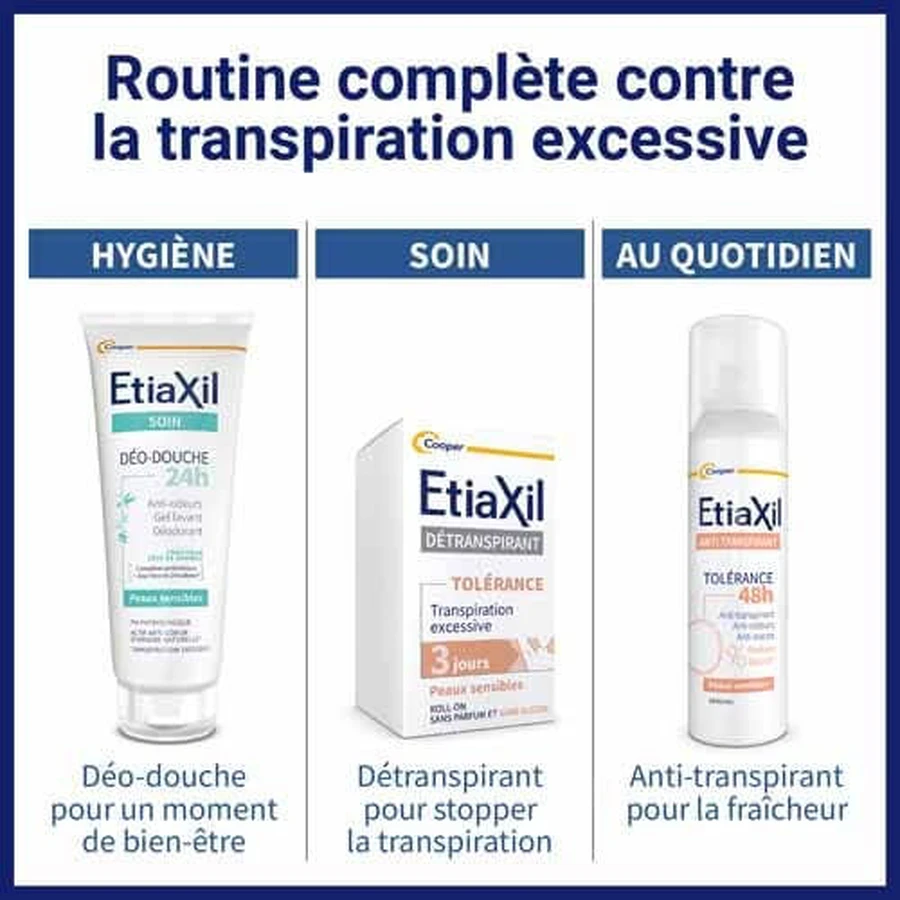 Etiaxil Anti-Transpirant Deodorant Aerosol 48h Tolérance Empfindliche Haut 2x150ml