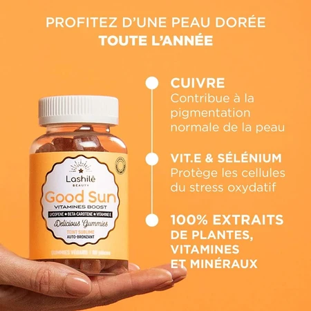 Lashilé Beauty Vitaminas Boost Buen Sol 60 caramelos de goma