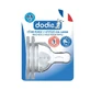 Dodie Tetines Plates Col Large 3 Vitesses 0-6 Mois X2 Tetines Debit Lent