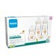 Mam Set of glass baby bottles 0 months +
