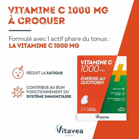 Vitavea Santé Vitamine C 1000mg Energie au quotidien x 24 tabletten