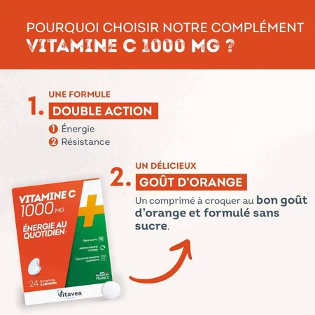 Vitavea Santé Vitamine C 1000mg Energie au quotidien x 24 tabletten