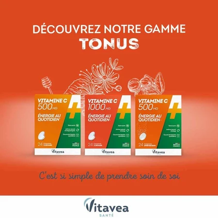 Vitavea Santé Vitamine C 1000mg Energie au quotidien x 24 tabletten
