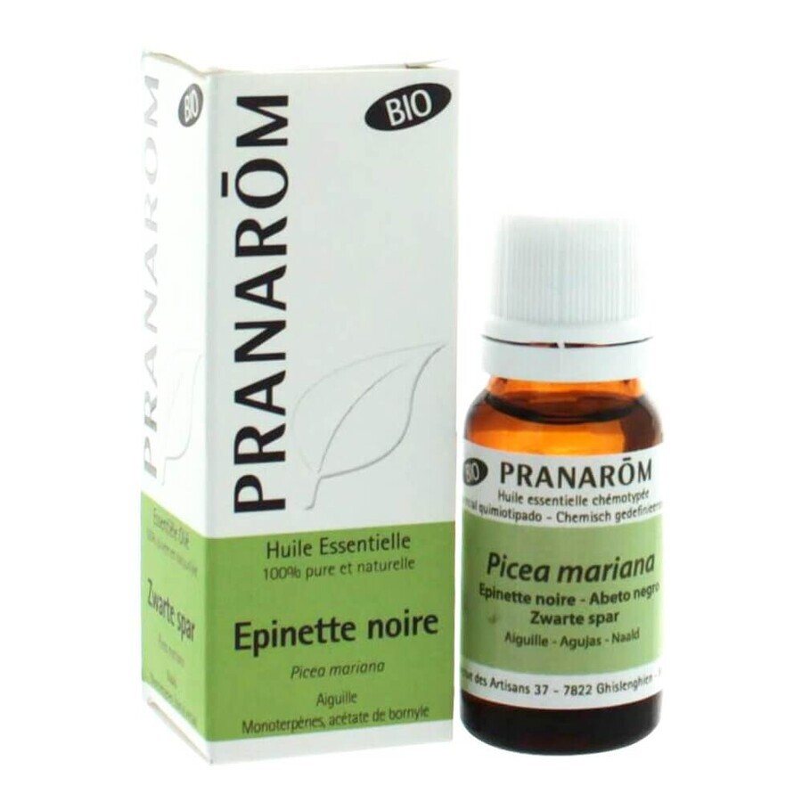 Pranarôm essentiële oliën Biologische zwarte spar essentiële olie 10ml