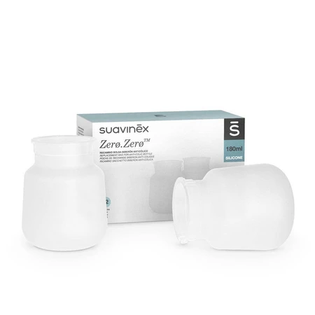 Suavinex Zero Zero Poches De Rechange Anti-Colique Baby Bottle 180ml