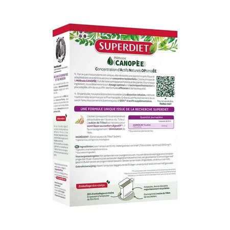 Superdiet Lindeboom Biologische Spijsvertering 20 Ampullen Bien-Être Digestif
