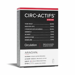 Aragan Synactifs CircActifs Circulation 30 Capsules