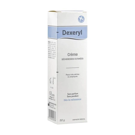 Dexeryl Crema Hidratante Rostro y Cuerpo Pieles Muy Secas Peaux très sèches ou atopiques 50g