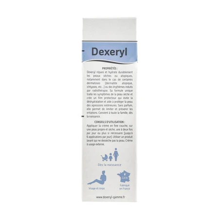 Dexeryl Crema Hidratante Rostro y Cuerpo Pieles Muy Secas Peaux très sèches ou atopiques 50g