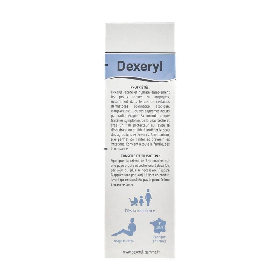 Dexeryl Crema Hidratante Rostro y Cuerpo Pieles Muy Secas Peaux très sèches ou atopiques 50g
