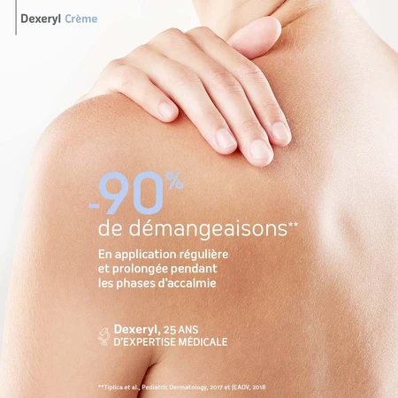 Dexeryl Crema Hidratante Rostro y Cuerpo Pieles Muy Secas Peaux très sèches ou atopiques 50g